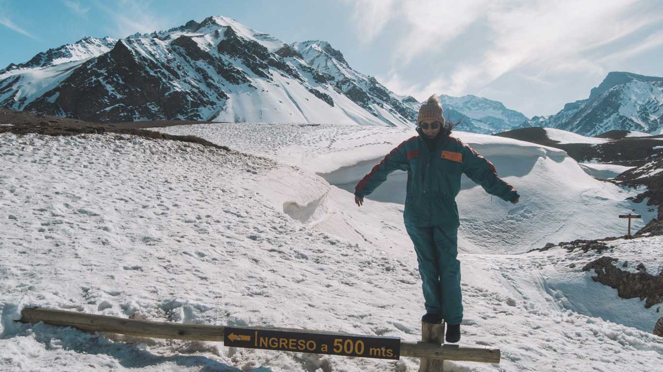 Entrada do Parque Provincial Aconcagua em Mendoza