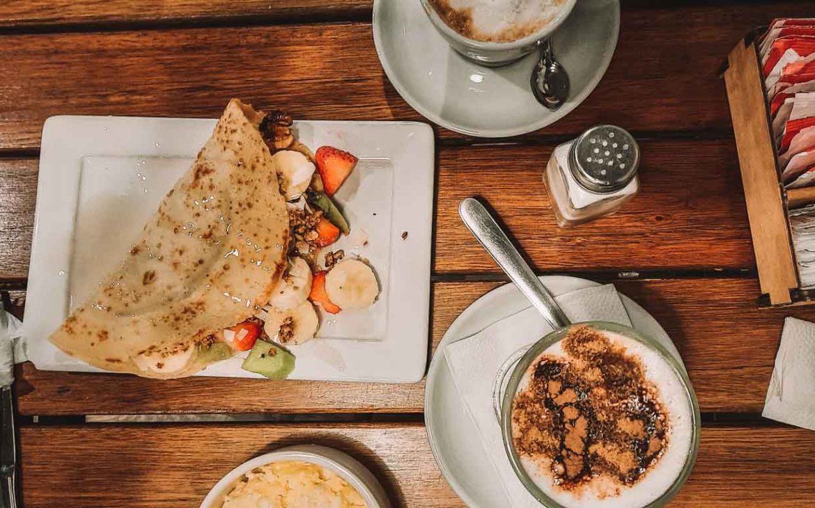 Café na Peatonal Sarmiento em Mendoza