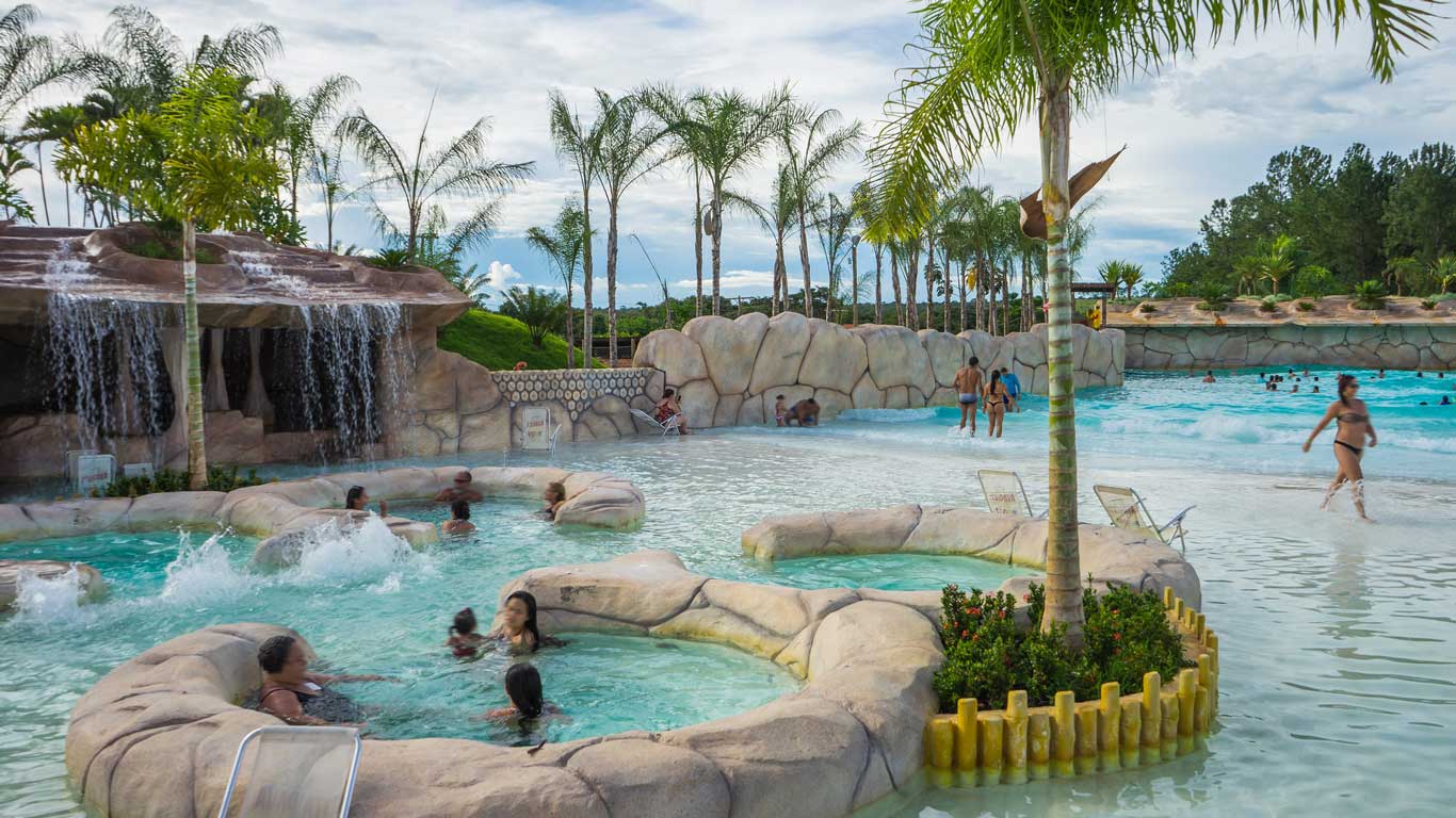 Parque aquático em Caldas Novas.